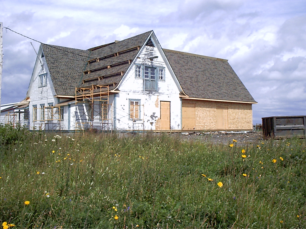 L’entrepôt frigorifique de L’Anse-au-Griffon en 2008
